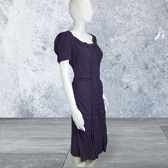 Prada Purple Short Sleeve Knee Length Dress - Picture 5 of 8